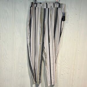 Soho Rayon and Linen Wide Leg Pants side pockets size large New With Tags